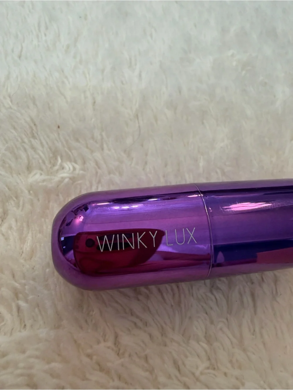 Winky Lux and Wet n wild lilac and purple lipstick and lip gloss tb